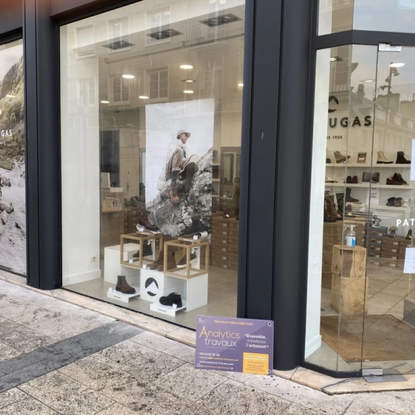 Remplacement de vitrine en Normandie